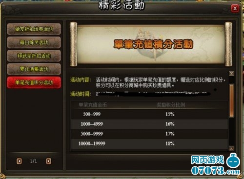 欢乐园《龙将》积分商城盛大活动迎新服