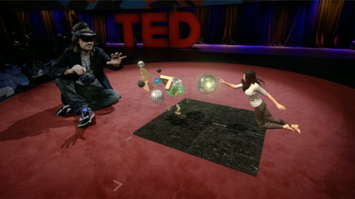 微软在TED发布Hololens最新演示