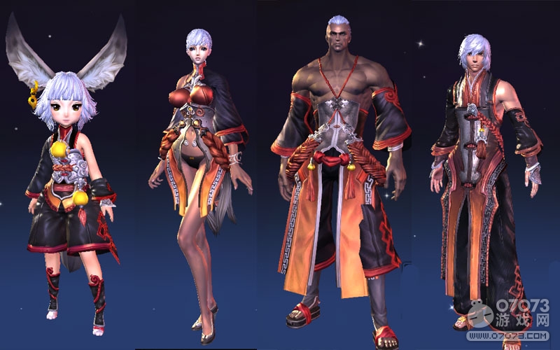 劍靈洪門陣營時裝欣賞 渾天教和武林盟