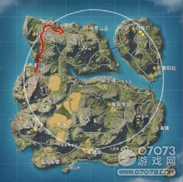 荒野行动西港边缘走型打法分享