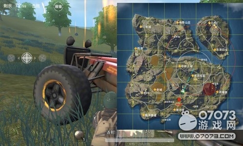 荒野行动新手跑圈最优路线 躲避信号圈