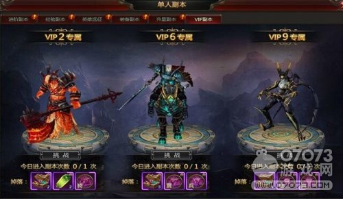 龙之女神VIP副本详解 VIP介绍