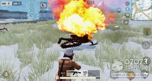 荒野行动飓风突击 雪地摩托驰骋雪域如履平地