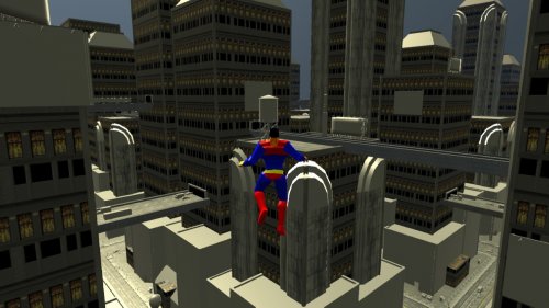 被取消《超人》游戏演示和概念图曝光 一拳打飞敌人
