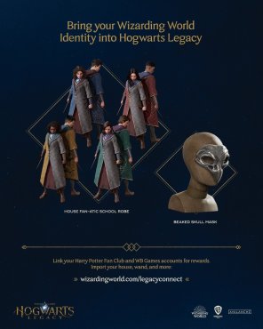 《霍格沃茨之遗》联动账号奖励公布 独特长袍和面具