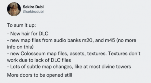 《艾尔登法环》疑似DLC内容被挖出 多个新发型、地图