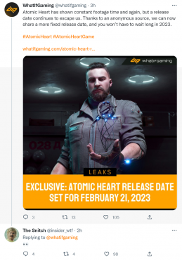 科幻FPS《原子之心》发售日被曝光 或于2023年2月上线