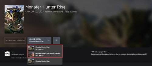 《怪物猎人：崛起》PS/Xbox版预售开启 港服售价279元