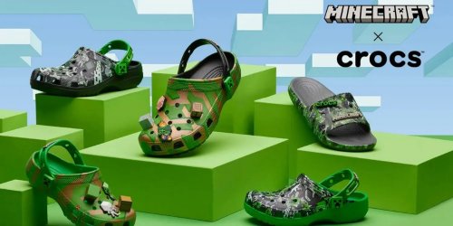 《我的世界》�cCrocs推出�名洞洞鞋 2月17日正式�_售